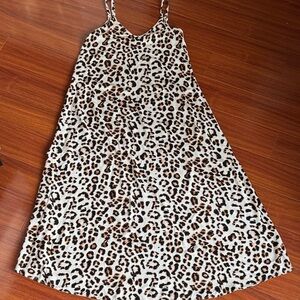 Express Animal Print Maxi Dress